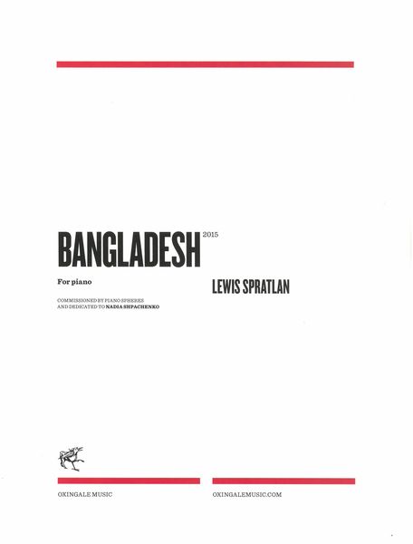 Bangladesh : For Piano (2015).