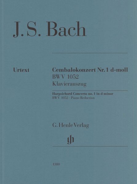 Cembalokonzert Nr. 1 D-Moll, BWV 1052 : Klavierauszug / edited by Matan Entin and Norbert Müllemann.