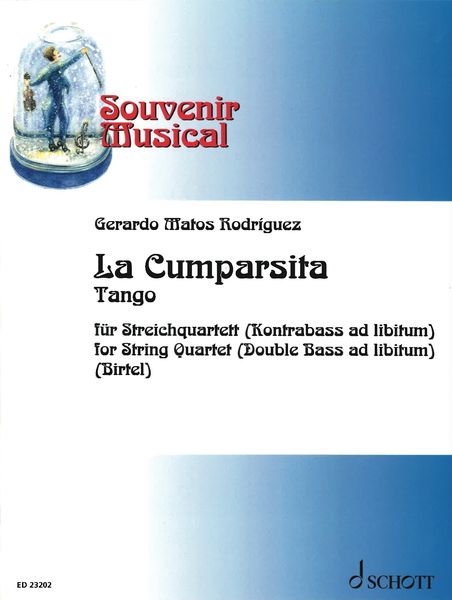 Cumparista - Tango : For String Quartet (Double Bass Ad Lib.) / arranged by Wolfgang Birtel.
