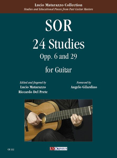 24 Studies, Opp. 6 and 29 : For Guitar / Ed. Lucio Matarazzo and Riccardo Del Prete.