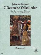 7 Deutsche Volkslieder : For High Voice (Original) and Guitar - From WoO 33.