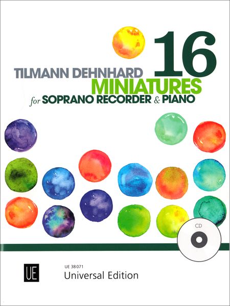 16 Miniatures : For Soprano Recorder and Piano.