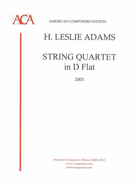 String Quartet In D Flat (2003).