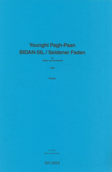 Bidan-Sil/Seidener Faden : Für Oboe und Ensemble (1993).