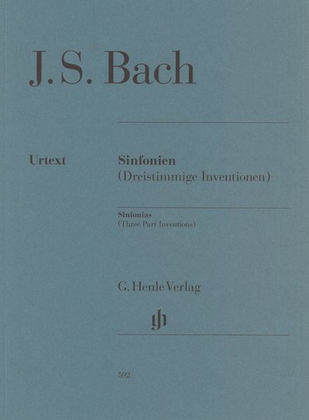 Sinfonias (Three Part Inventions), BWV 787-801 : Edition With Fingering.