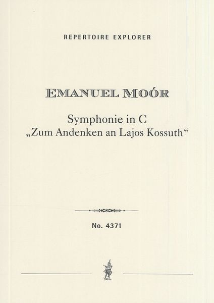 Symphonie In C : Zum Andenken An Lajos Kossuth.