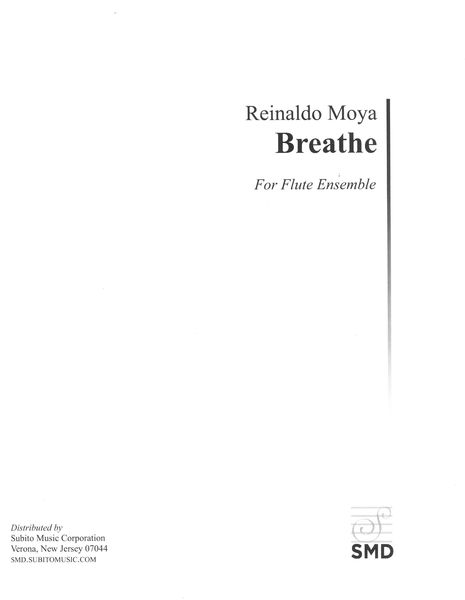 Breathe : For Flute Ensemble (2015).