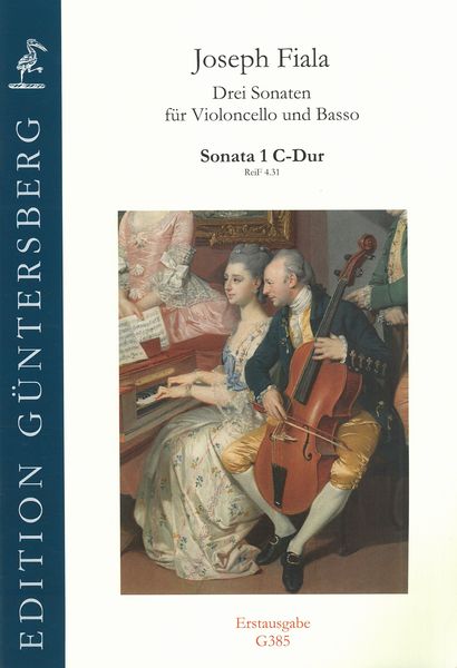 Drei Sonaten - Sonata 1 C-Dur, ReiF 4.31 : Für Violoncello und Basso.