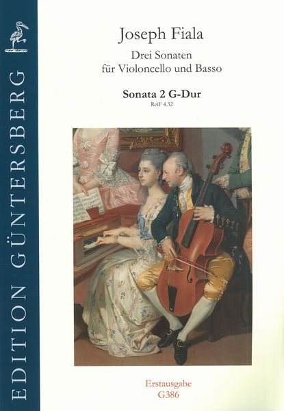 Drei Sonaten - Sonata 2 G-Dur, ReiF 4.32 : Für Violoncello und Basso.