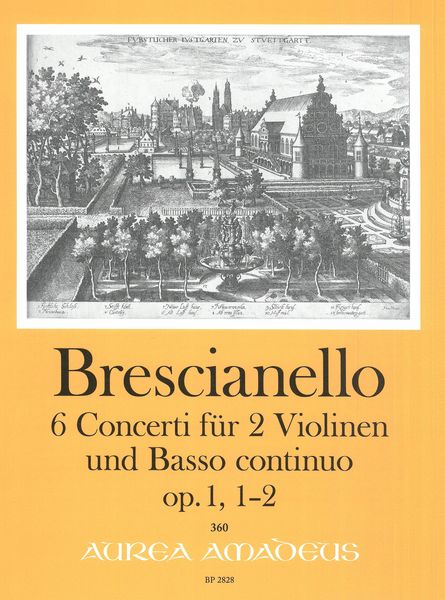 6 Concerti, Op. 1, Nos. 1-2 : Für 2 Violinen und Basso Continuo / edited by Winfried Michel.