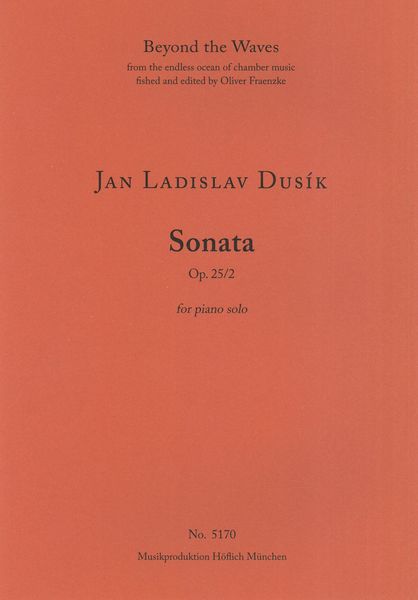 Sonata, Op. 25/2 : For Piano Solo.