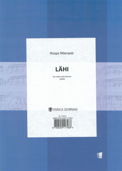 Lähi : For Violin and Clarinet (2020).