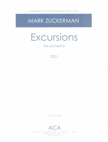 Excursions : For Orchestra (2021).