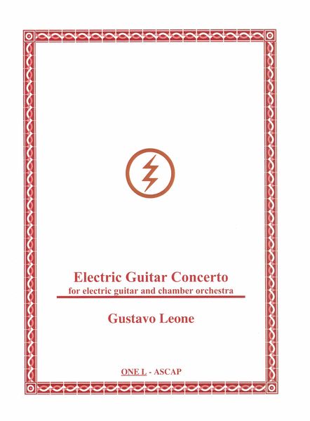 Urban Lines : An Electric Guitar Concerto For Electric Guitar and Chamber Orchestra (2021) - Pf Red.