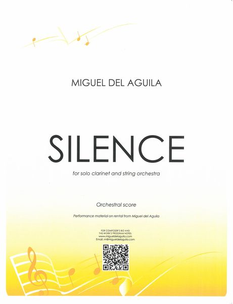 Silence : For Solo Clarinet and String Orchestra (2020).