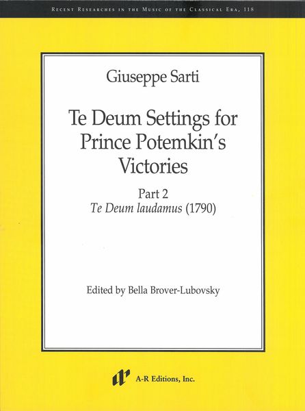 Te Deum Settings For Prince Potemkin's Victories, Part 2 : Te Deum Laudamus (1790).