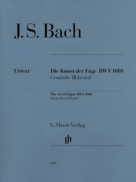 Art of The Fugue, BWV 1080 : For Piano.