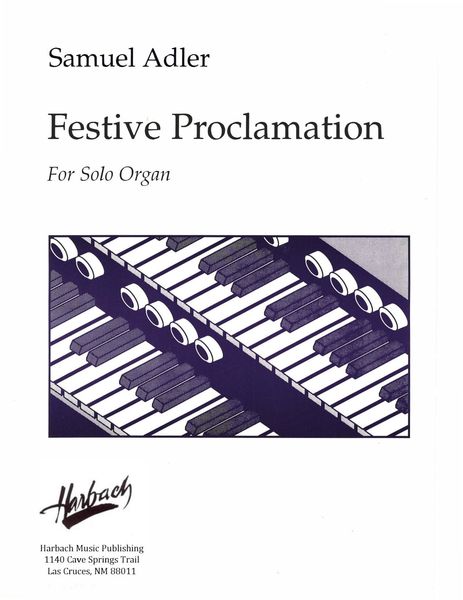 Festive Proclamation : For Solo Organ [Download].