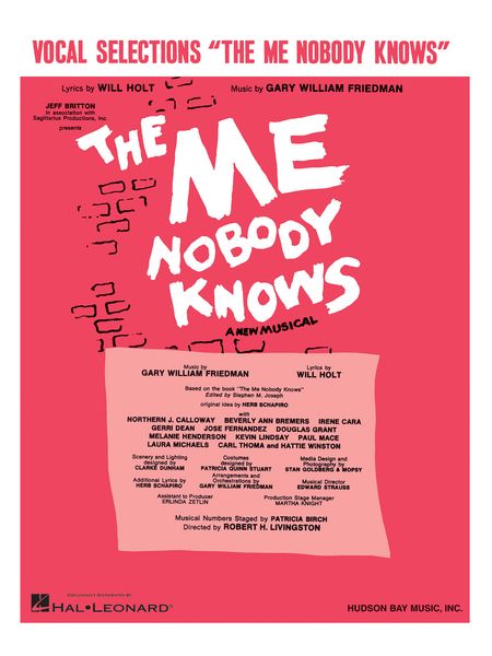 Me Nobody Knows / Lyrics by Will Holt.