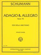 Adagio and Allegro, Op. 70 : For Viola and Piano / edited by Lonard Davis.