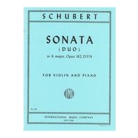 Sonata In A Major, Op. 162 : For Violin and Piano.