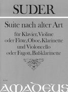 Suite In The Old Style : For Piano, Vln Or Flute., Ob., Cl & Cello Or Bassoon, Bass Clarinet.