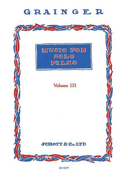 Music For Solo Piano, Vol. 3.