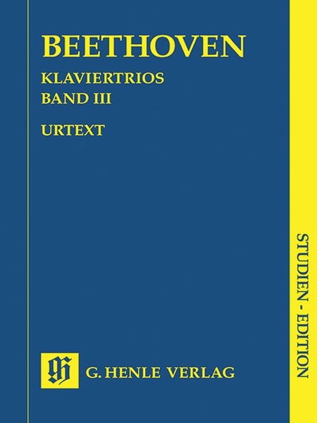 Piano Trios, Vol. 3 = Klaviertrios, Band III / edited by Friedhelm Klugmann.