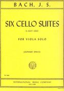 Six Cello Suites : For Viola / arranged by Leonard Davis.