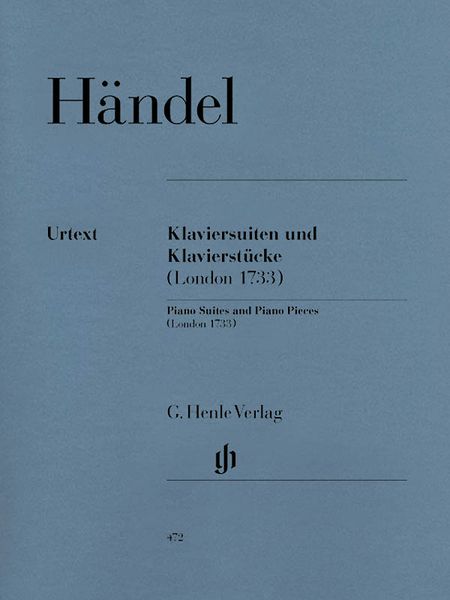 Klaviersuiten und Klavierstuecke (London 1733), HWV 434-442.