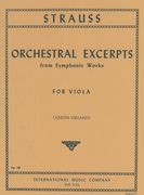 Orchestral Excerpts : For Viola.