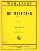 Sixty Studies, Op. 45 : For Viola - Vol. 1 / Ed. by Joseph Vieland.