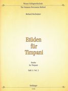 Etudes For Timpani, Vol. 3 = Etüden Für Timpani.