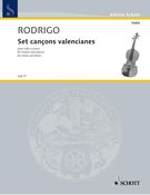 Siete Canciones Valencianas : For Violin and Piano.