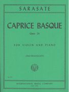 Caprice Basque, Op. 24 : For Violin and Piano.