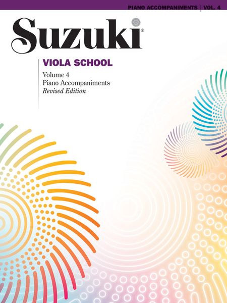 Suzuki Viola School, Vol. 4 : Piano Accompaniment.