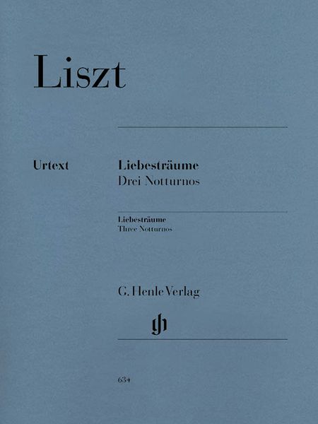 Liebestraeume : Three Nocturnes For Piano / edited by Ernst-Guenter Heinemann.