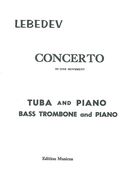 Concerto : For Tuba and Piano / Rearranged and edited by Allen Ostrander.