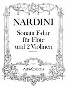 Sonata In F Major : For Flute and Two Violins - First Edition / edited by Raymond Meylan.