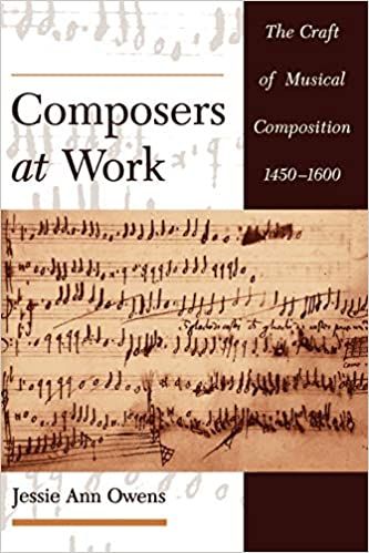Composers At Work : The Craft Of Musical Composition 1450-1600.