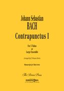 Contrapunctus I : For 5-Part Tuba Ensemble Or Large Ensemble / Ed. by Winston R. Morris.