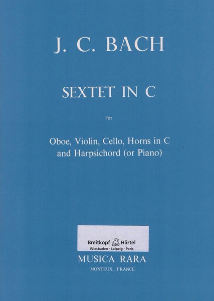 Sextet In C Major : For Oboe, Violin, Cello, C Horns and Harpsichord.