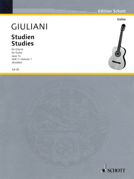 Studies For Guitar, Op. 1a. Book 1.