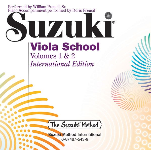 Suzuki Viola School, Vol. 1 and 2 : Compact Disc.