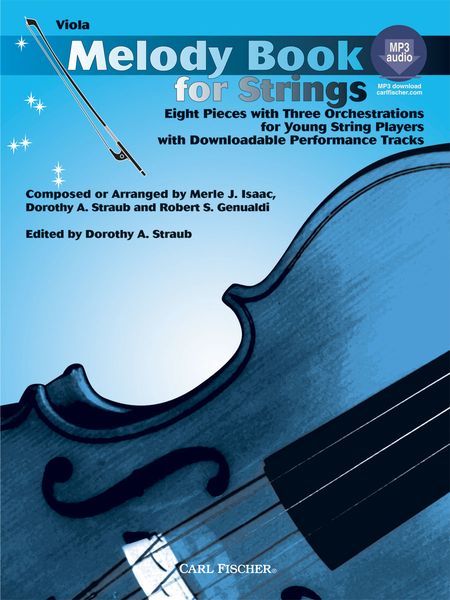 Melody Book For Strings : For Viola / edited by Dorothy A. Straub.