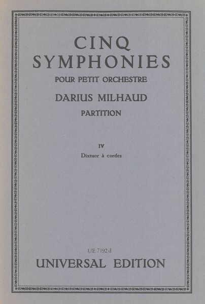 Symphony No. 4.