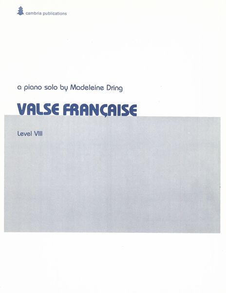 Valse Francaise : Piano.