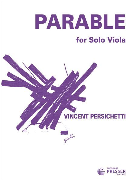 Parable XVI, Op. 130 : For Solo Viola.