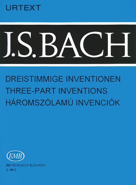 Three- Part Inventions (BWV 787-80) : Keyboard.