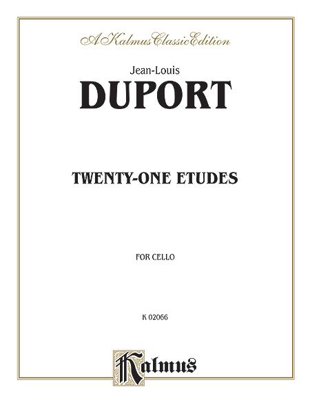 Twenty One Etudes : For Cello.